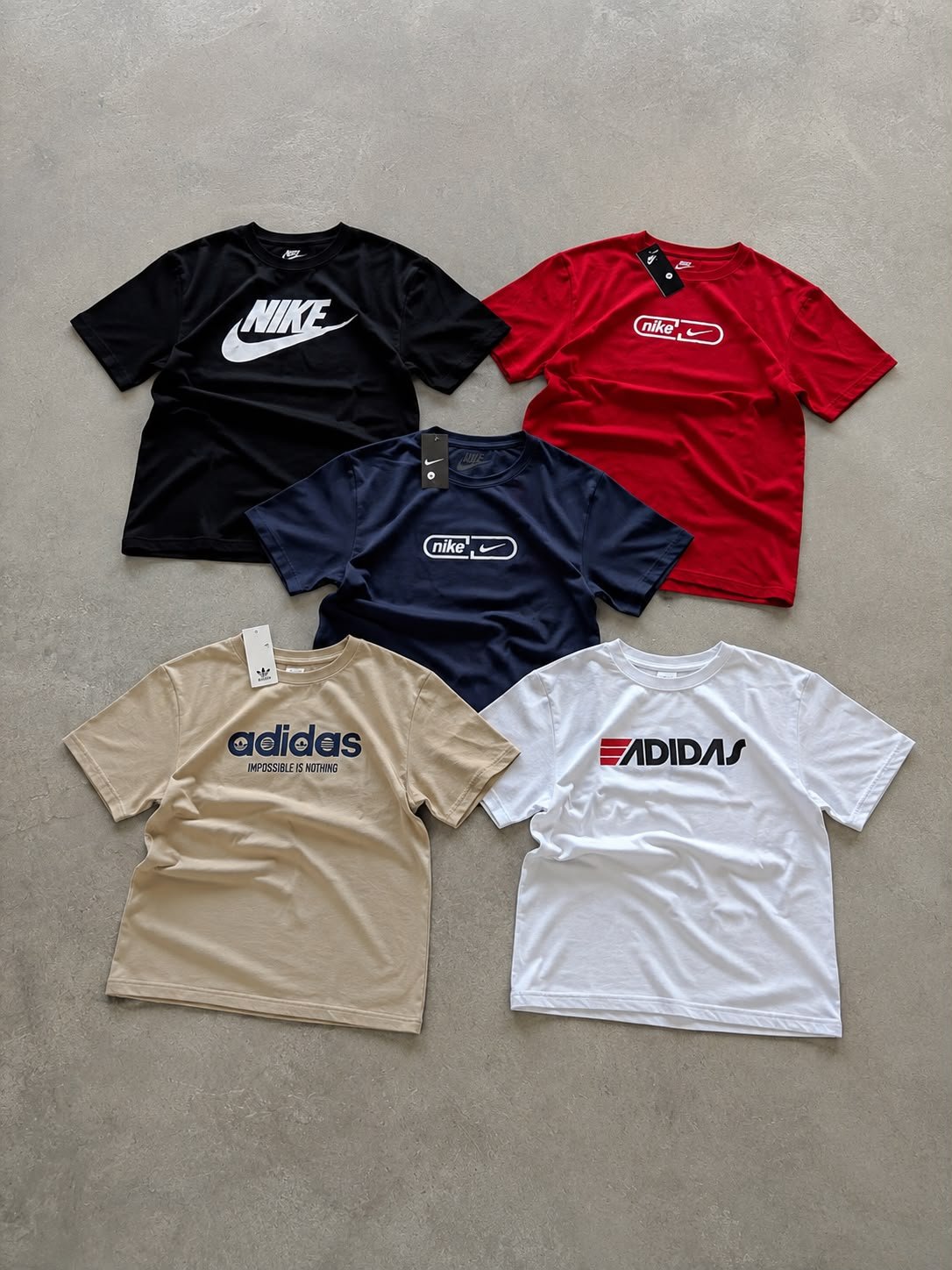5 camisetas Nike e Adidas